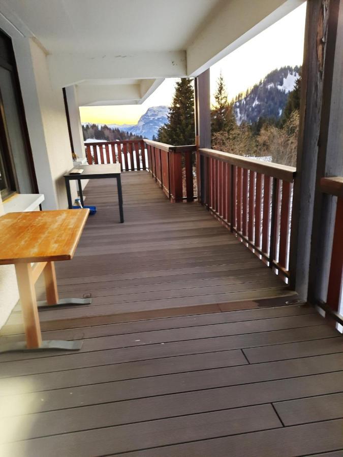 Les Terrasses Du Mont Blanc Apartment Le Praz de Lys Luaran gambar